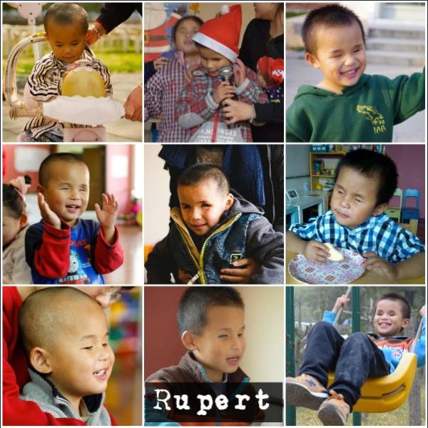 collage of Rupert