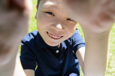 Leo, a 12-year-old orphan child from China, is pictured in Cottage Grove, Wis., during summer on June 17, 2016. Courtney and Donnie Henry are hosting the boy for a month as they advocate and strive to connect Leo with a forever family in the U.S. to adopt him. (Photo by Jeff Miller, www.jeffmillerphotography.com)
